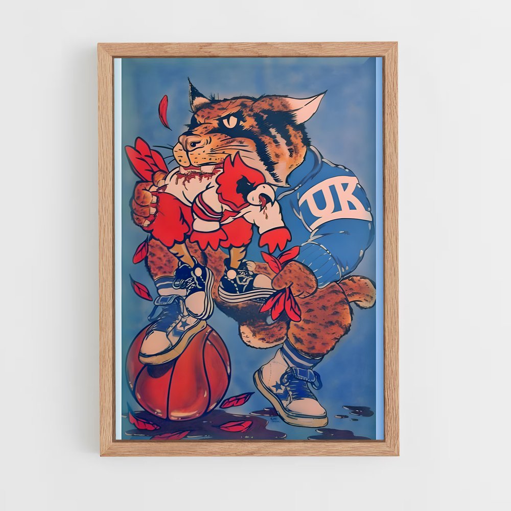 Poster Dunk de Félins – affiche Basketball (vue 4)